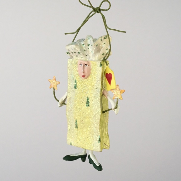 Dept 56 Other - Christmas Kringle Green Tree Bag Lady Ornament '02